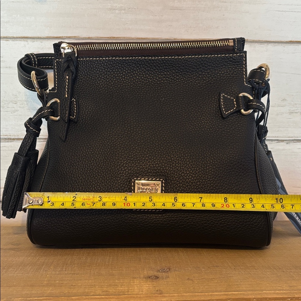 Dooney & Bourke Black Tassel Shoulder Bag - Picture 13 of 13